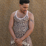 Leopard Racer Back Tank
