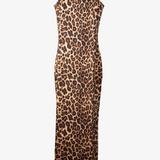 Leopard Spaghetti Tube Dress